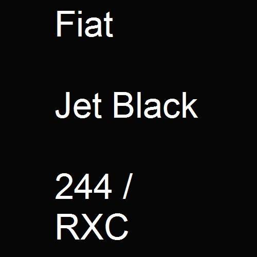 Fiat, Jet Black, 244 / RXC.